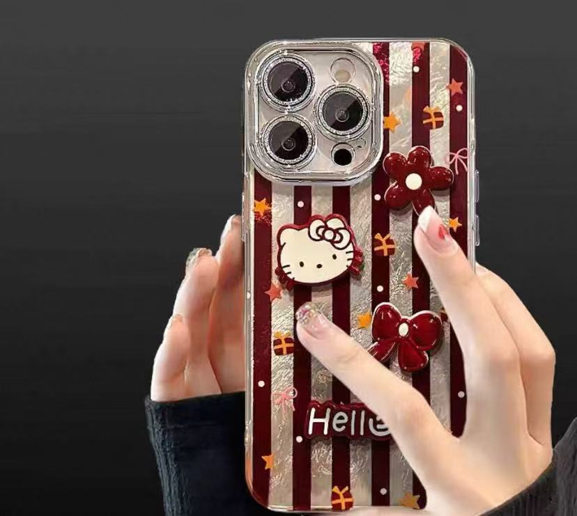 Cute red Hello Kitty phone case