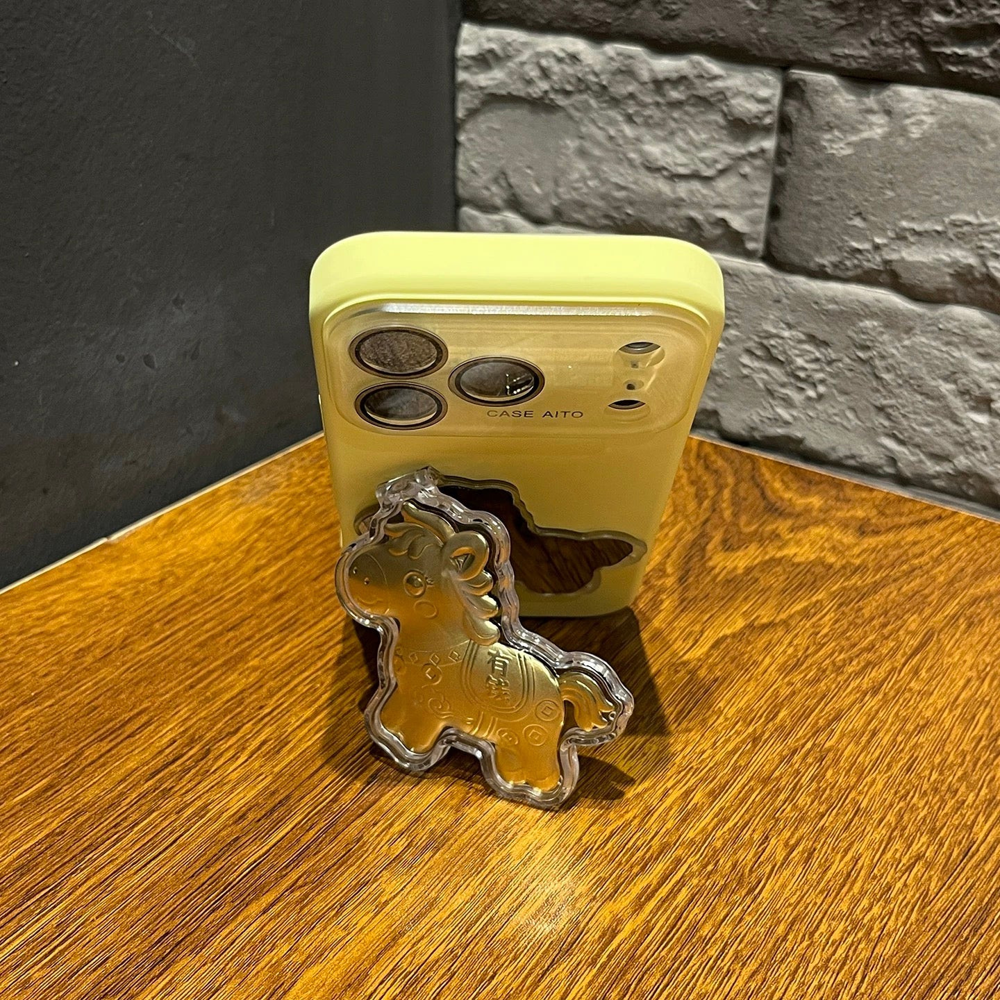 Get rich quick flip mirror phone case