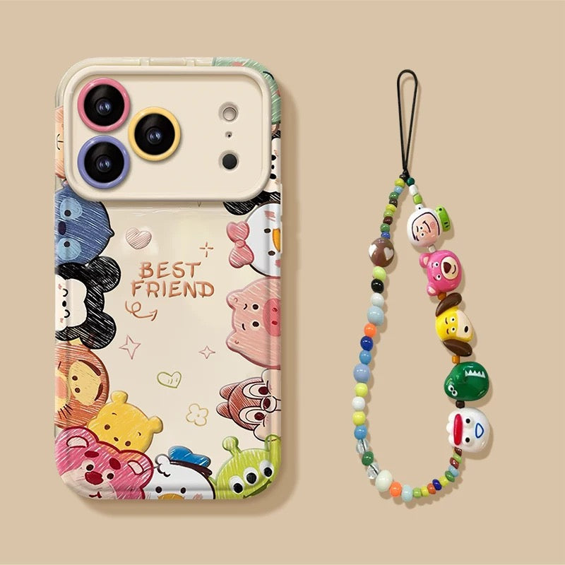 Lotso & Winnie the Pooh Flip-Mirror Phone Case
