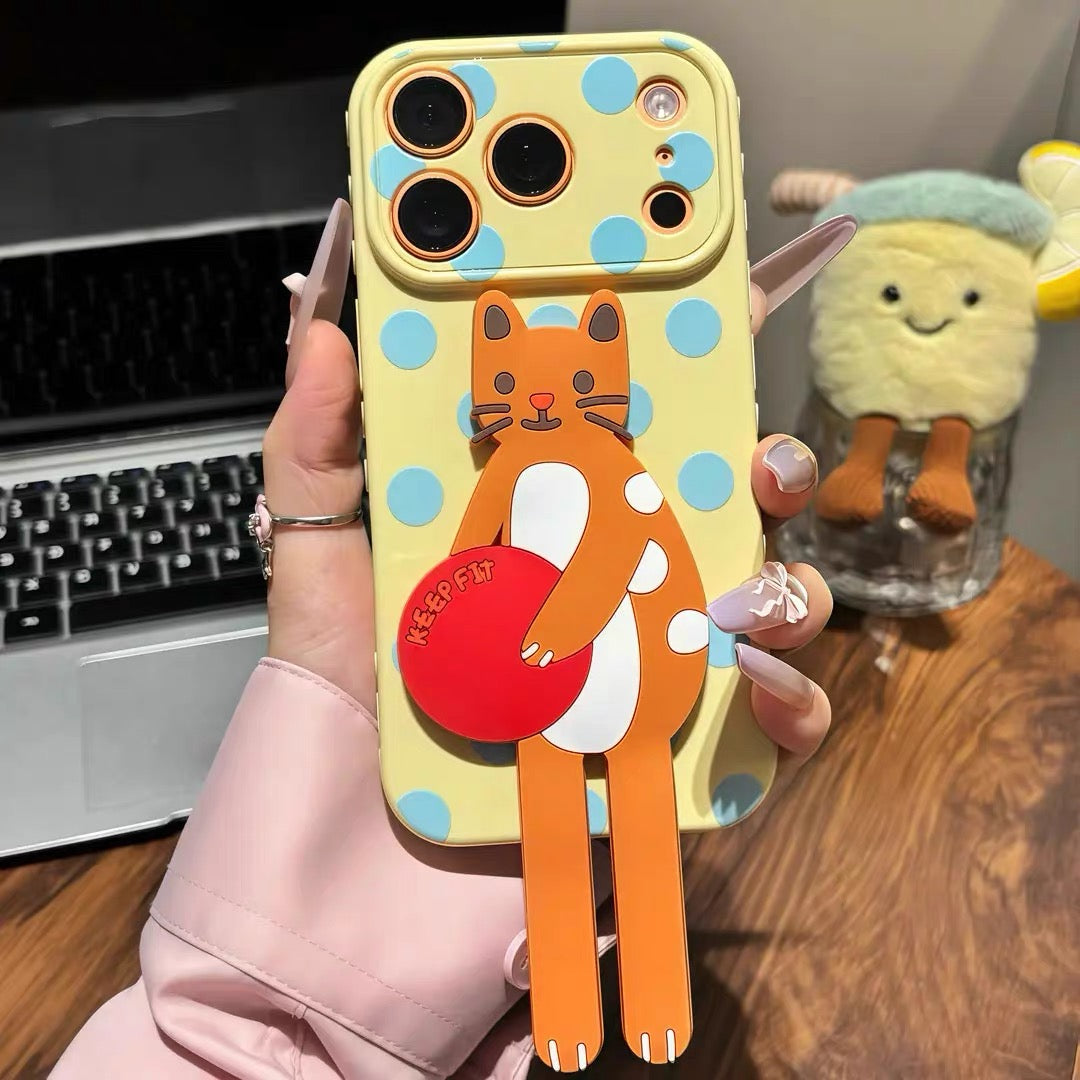 Puppy & Kitten Phone Case with Stand