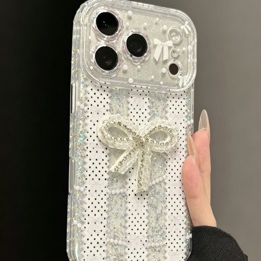 3D Sparkling Rhinestone Bow Phone Case