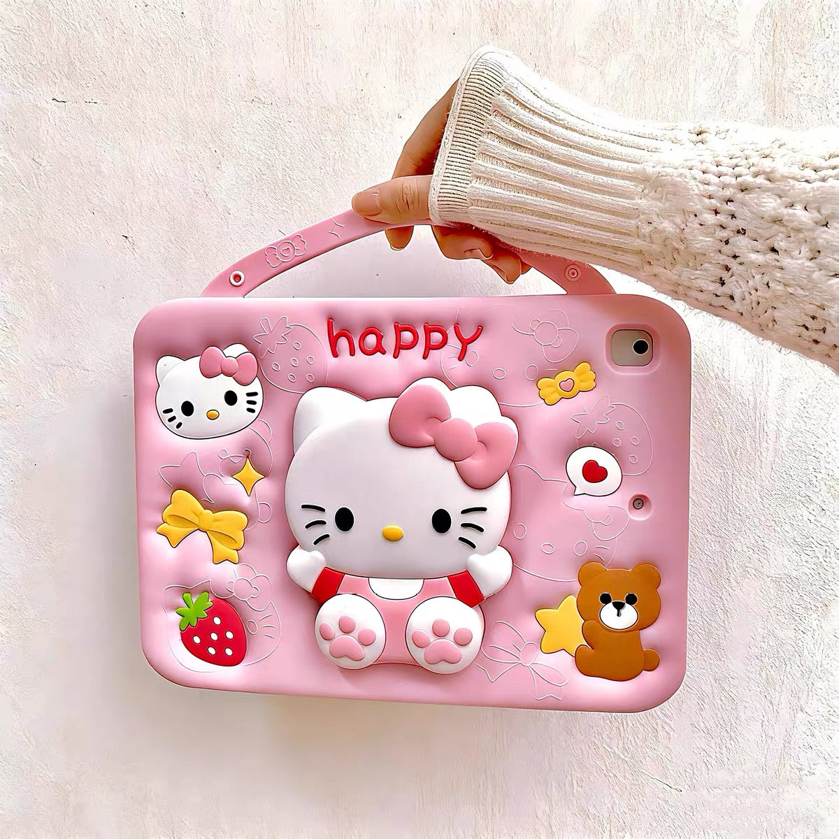 Kuromi & Kitty iPad Stand Case