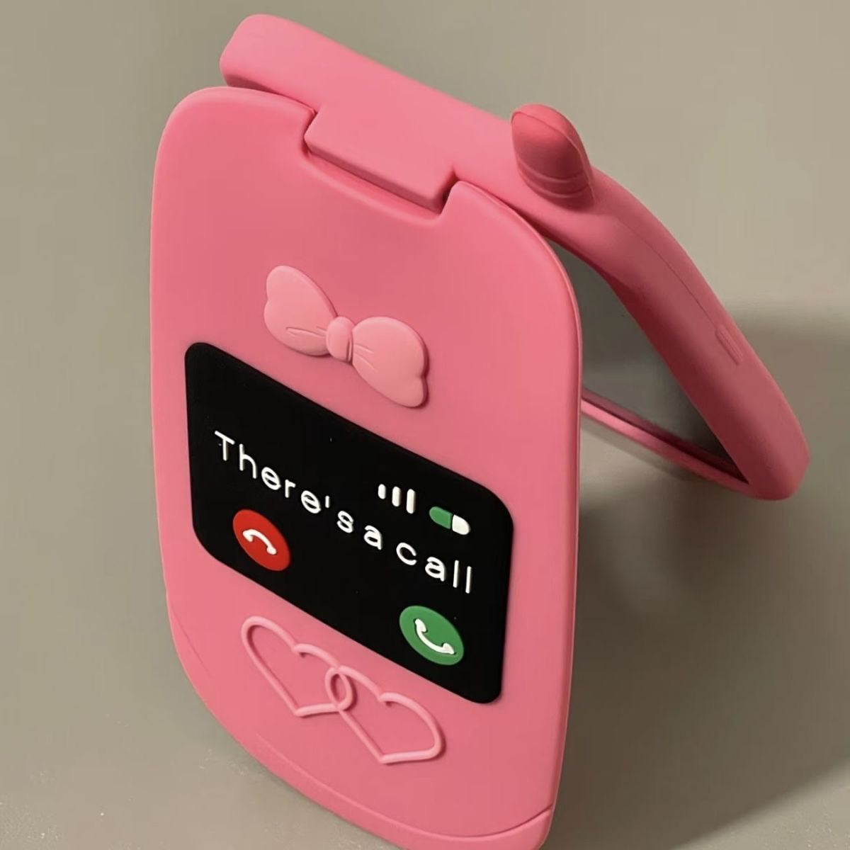 Fashionable flip cover iPhone case with mirror