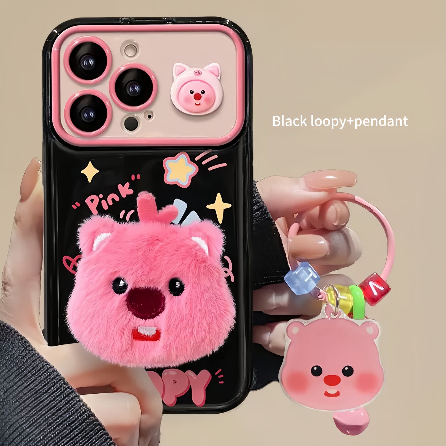 Loppy flip mirror phone case
