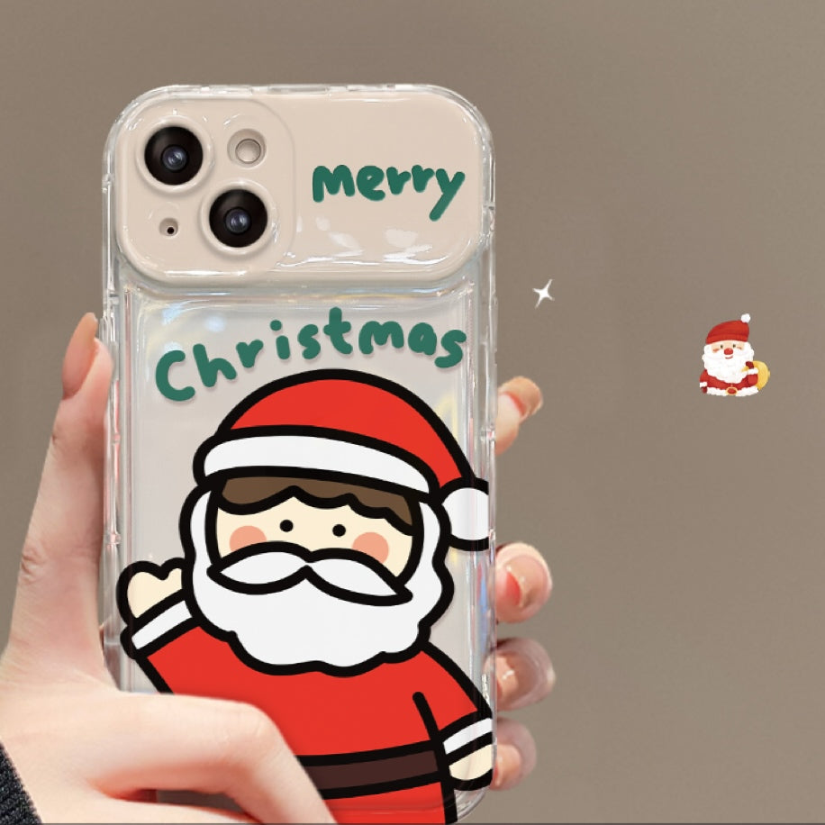 Santa Claus Flip Mirror Phone Case