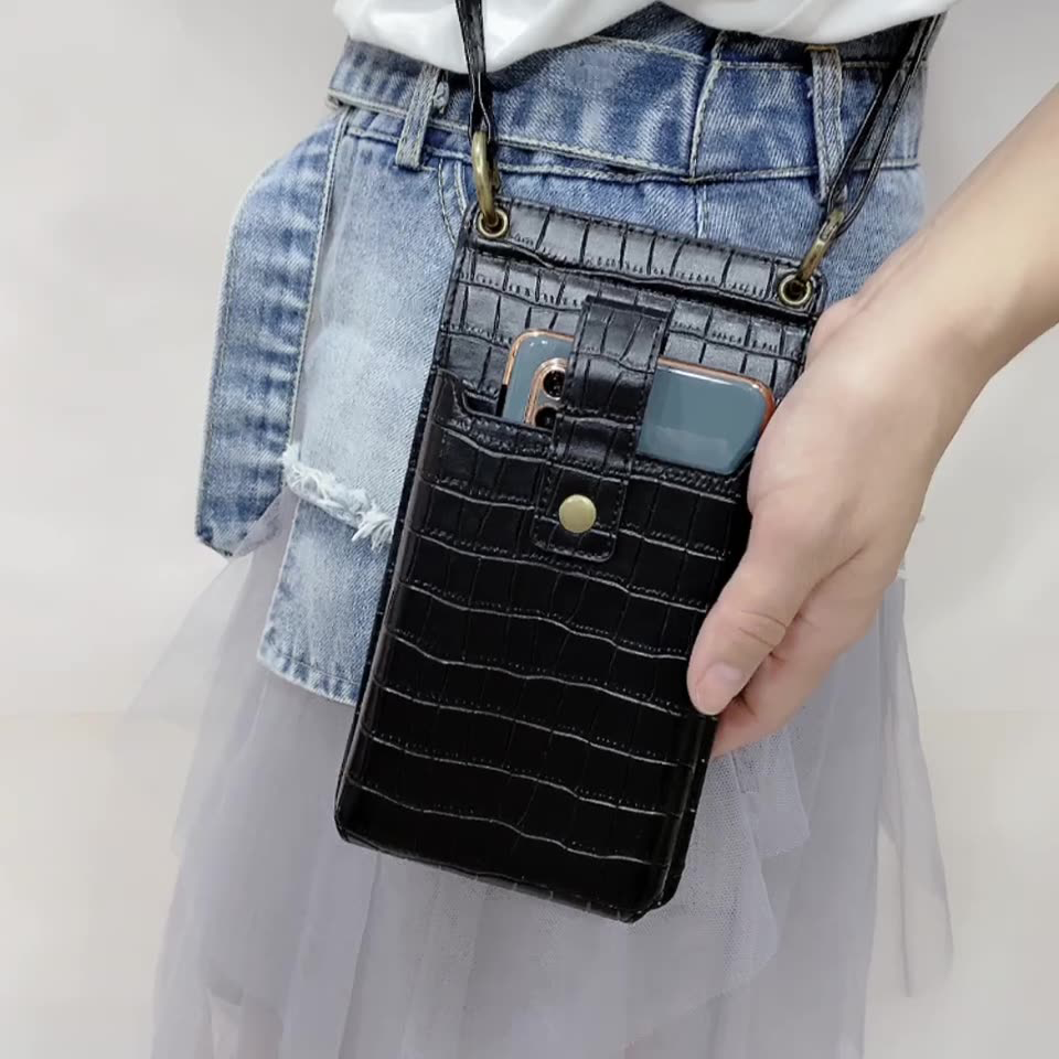 Mobile phone cosmetic bag