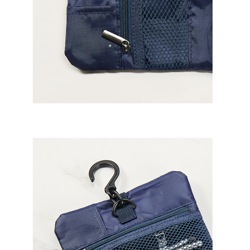 Buckle foldable toiletry bag