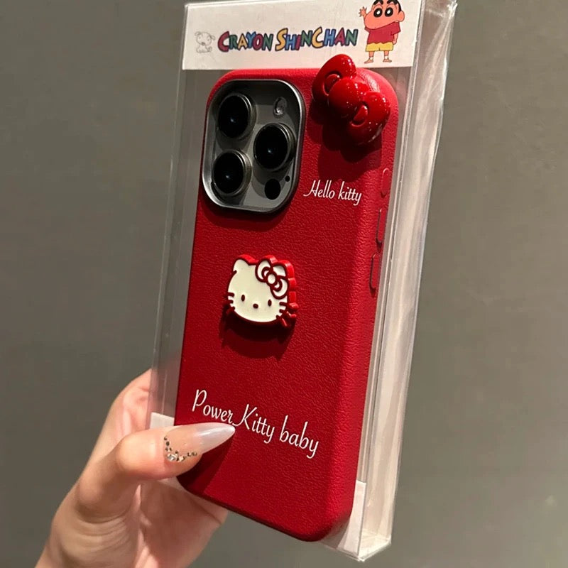 Premium Red Kitty Cat Phone Case