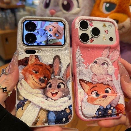 Couple's Judy & Nick Mirror Stand Phone Case