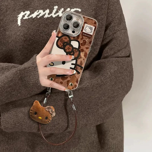 Leopard Kitty mobile phone case