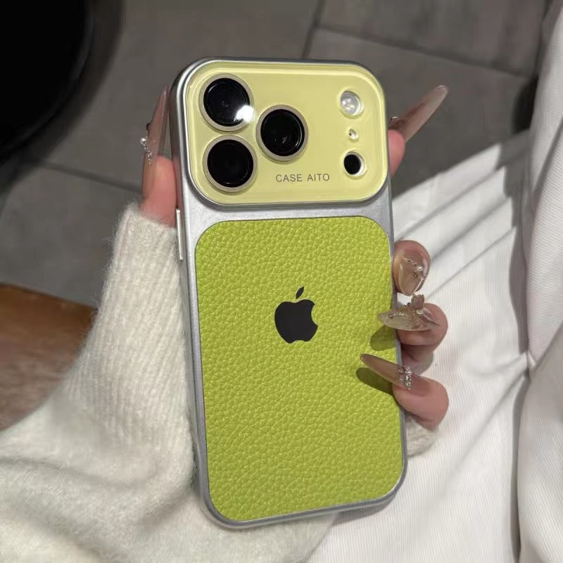 High-value retro multi-color minimalist phone case