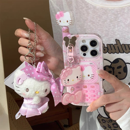 Pink bow Kitty mobile phone case