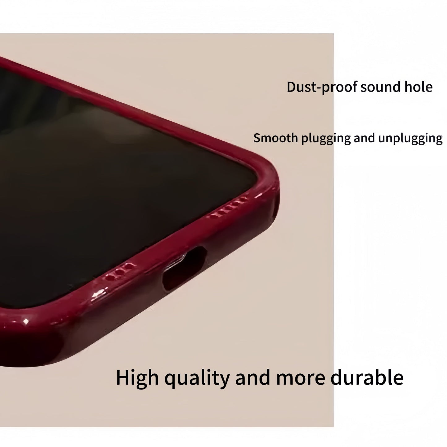 Curly Girl Flip Phone Case with Mirror and Stand