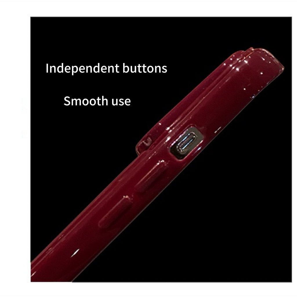 Heart-shaped and girl-themed flip mirror phone case