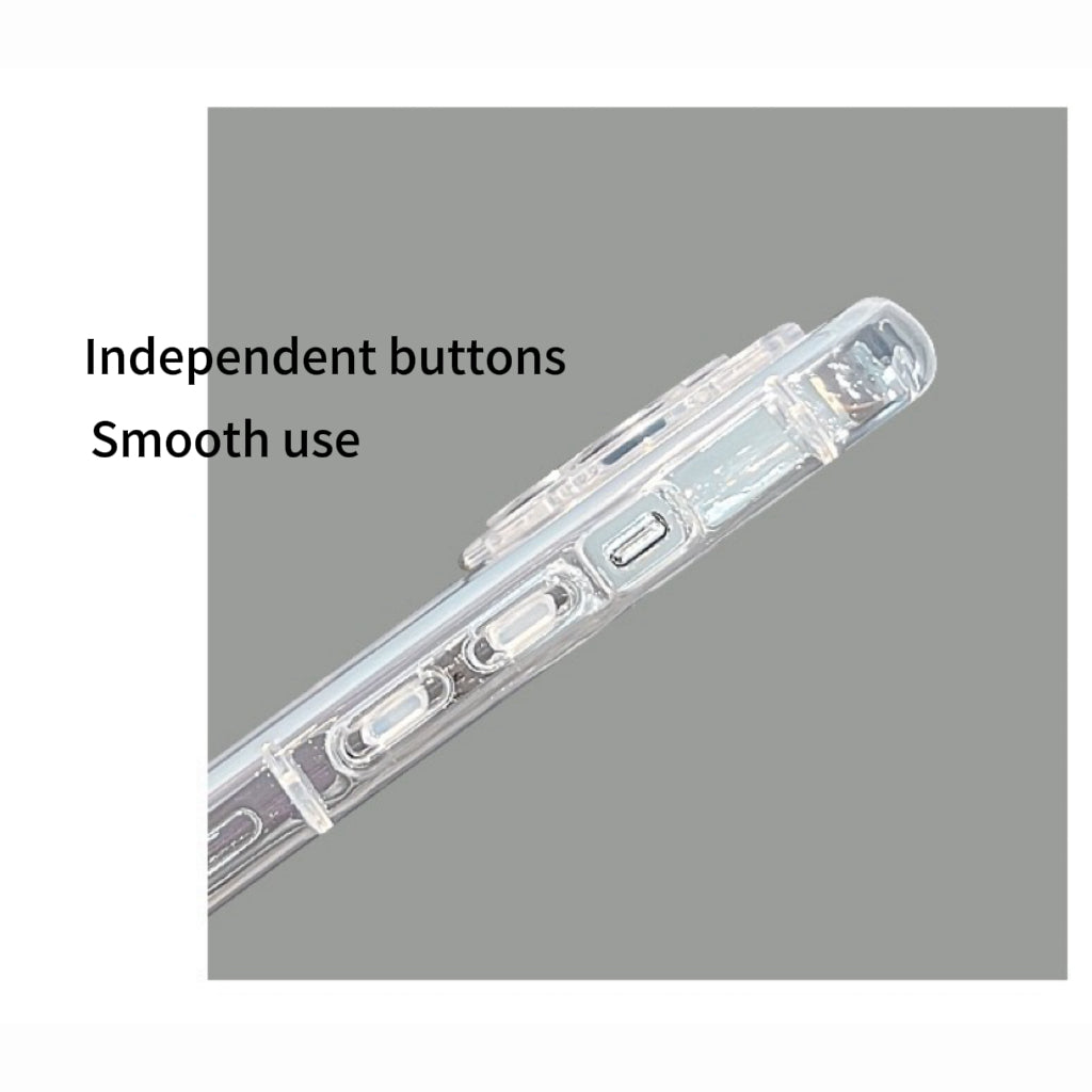 Red bow/heart shaped phone case (with mirror and stand)