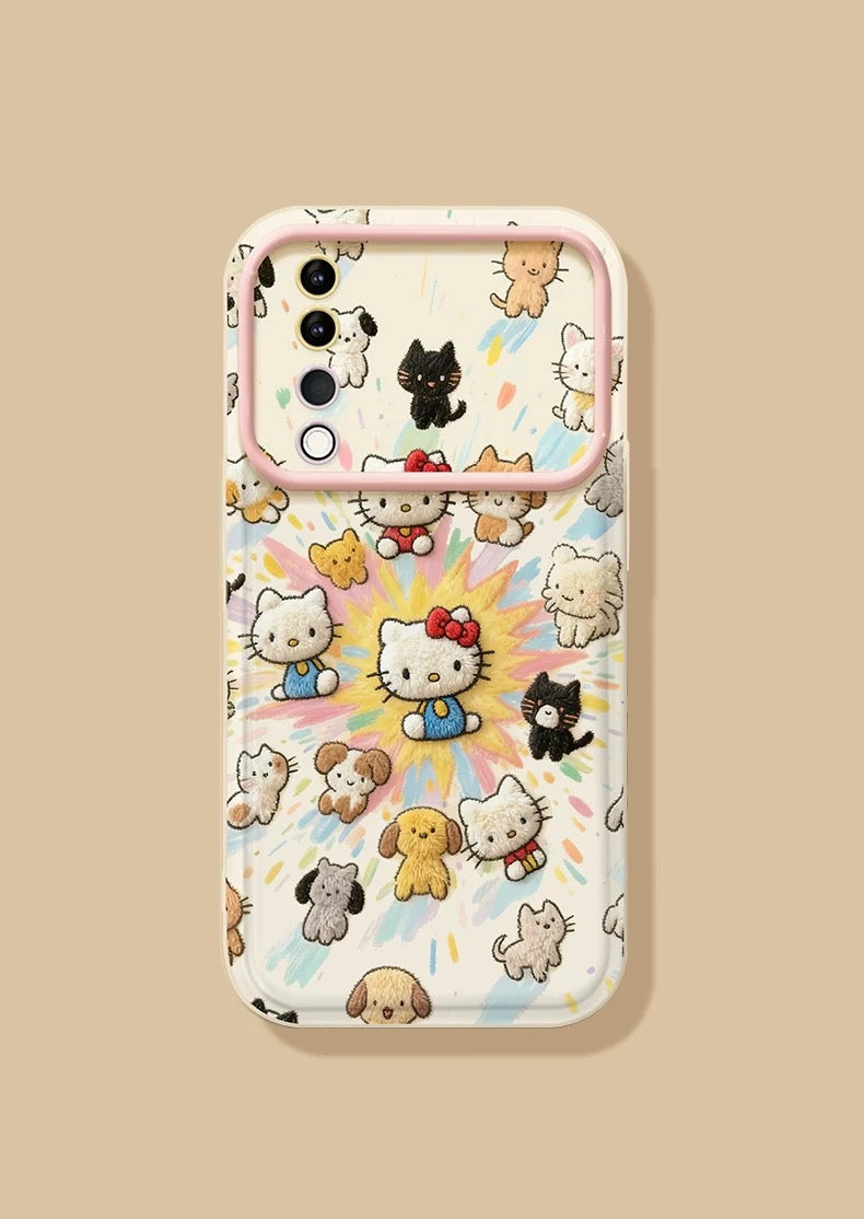 Kitty Pet Flip Mirror Phone Case