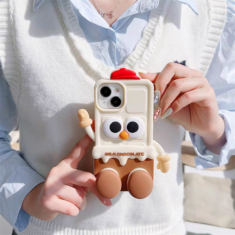 Cute Cartoon Chocolate Figurine Stand