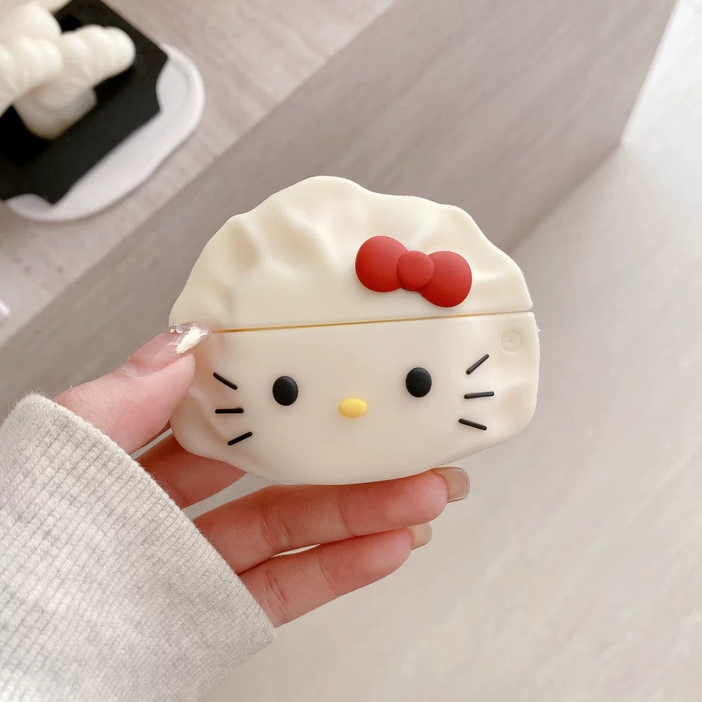 Kitty dumpling oortelefoon beschermhoesje