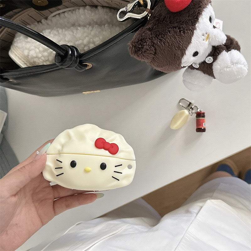 Kitty dumpling oortelefoon beschermhoesje