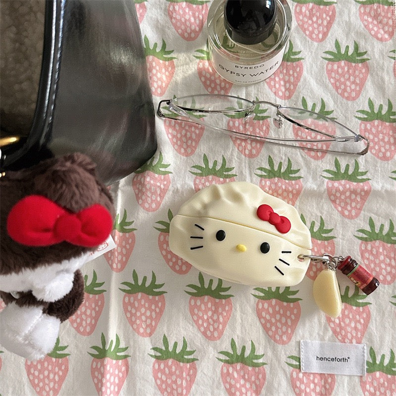 Kitty dumpling oortelefoon beschermhoesje