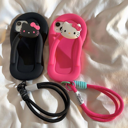 Kitten Flip Flops Phone Case