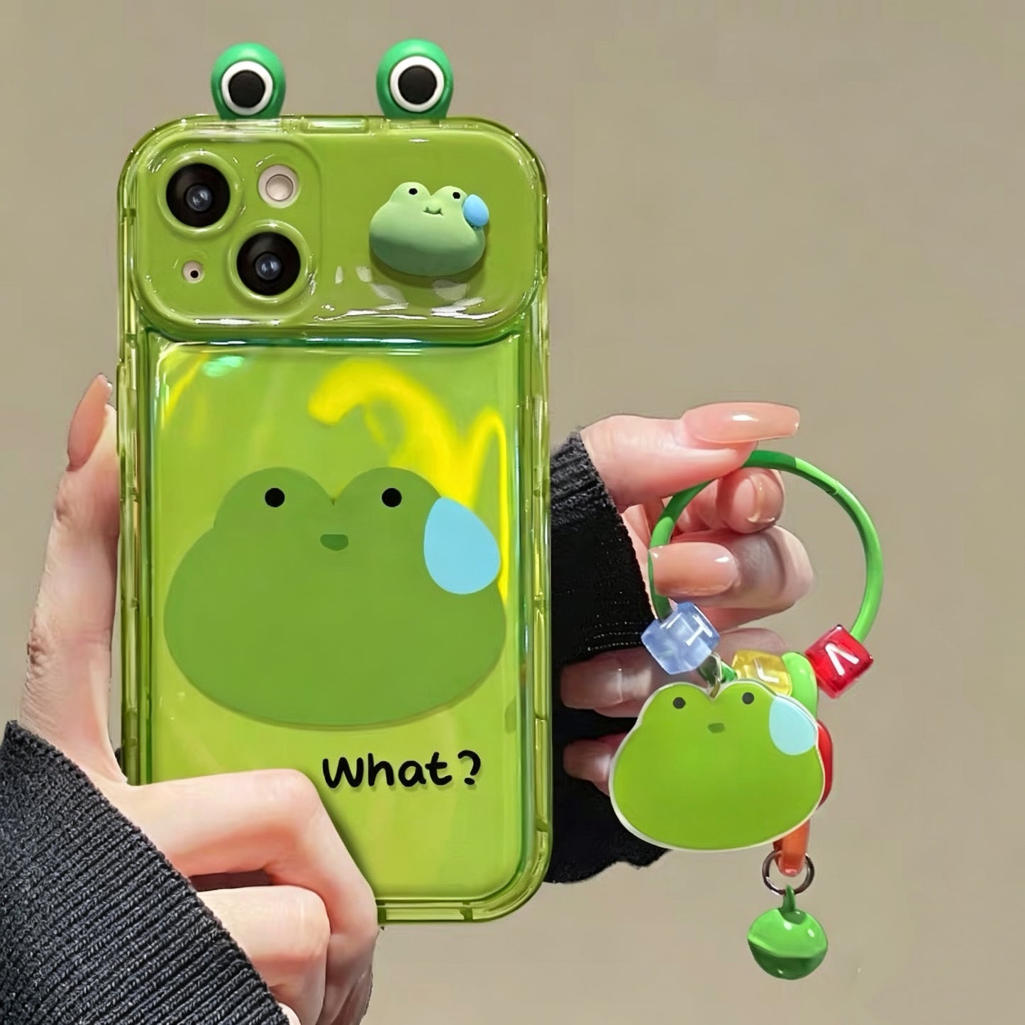 Frog, Rabbit & Bear Flip-Mirror Phone Case