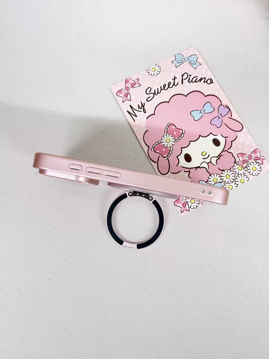 Dark pink Hello Kitty phone case