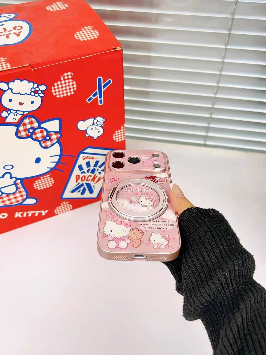 Dark pink Hello Kitty phone case