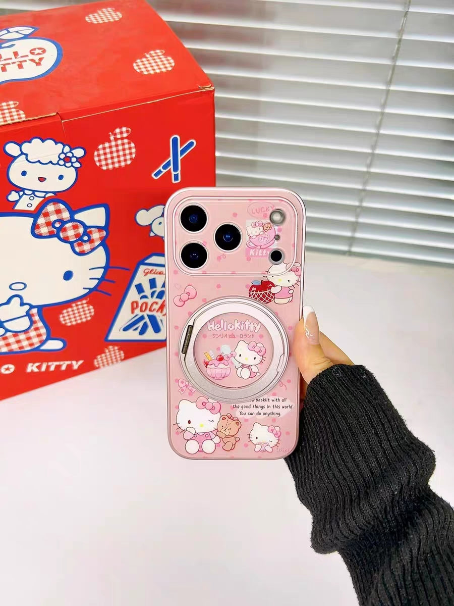Dark pink Hello Kitty phone case