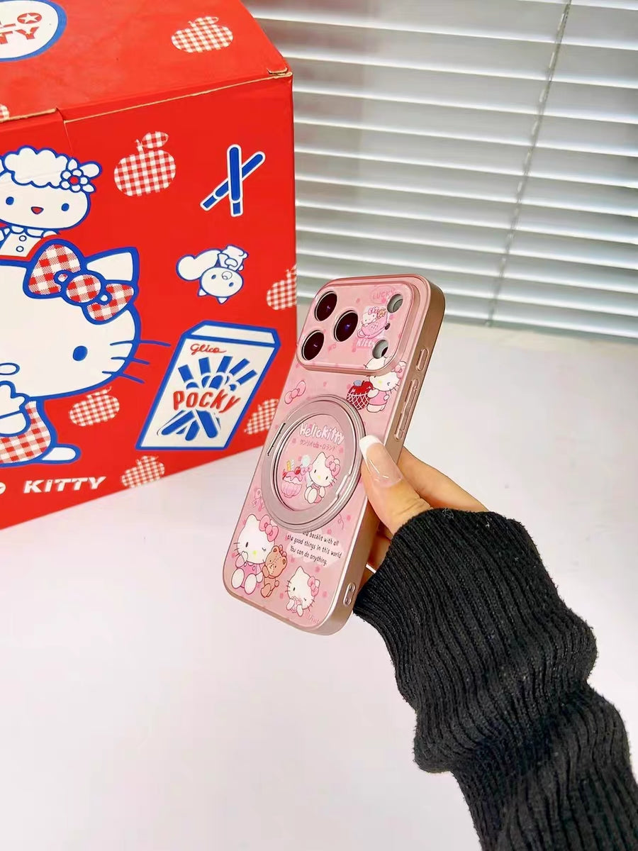 Dark pink Hello Kitty phone case