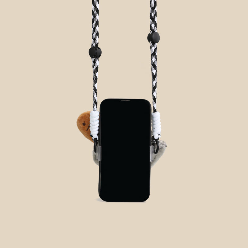 Bolsa de almacenamiento para auriculares con clip para teléfono y cuchillo pequeño