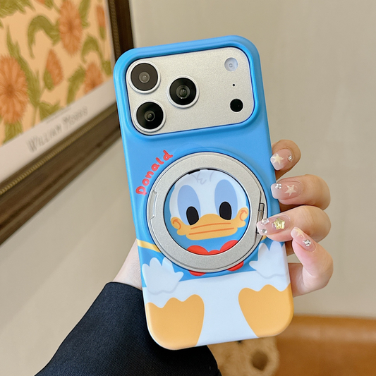 Cartoon Donald Duck Liquid Silicone Soft Case