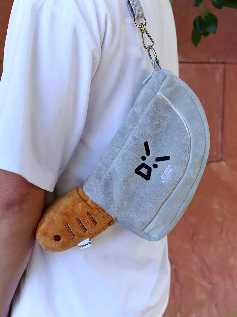 Pocket Knife Plush Crossbody Bag