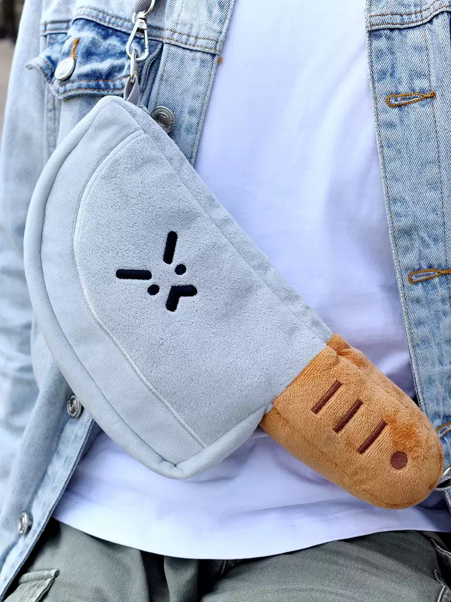 Pocket Knife Plush Crossbody Bag