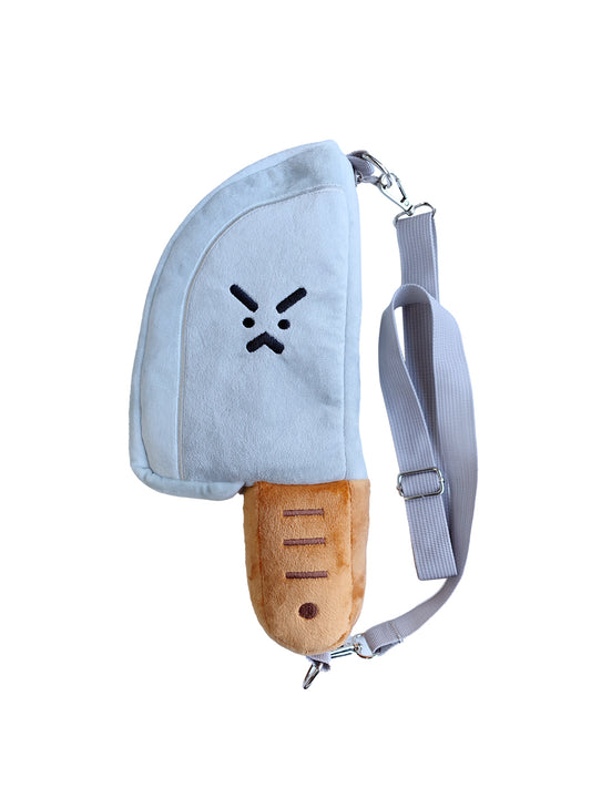 Pocket Knife Plush Crossbody Bag