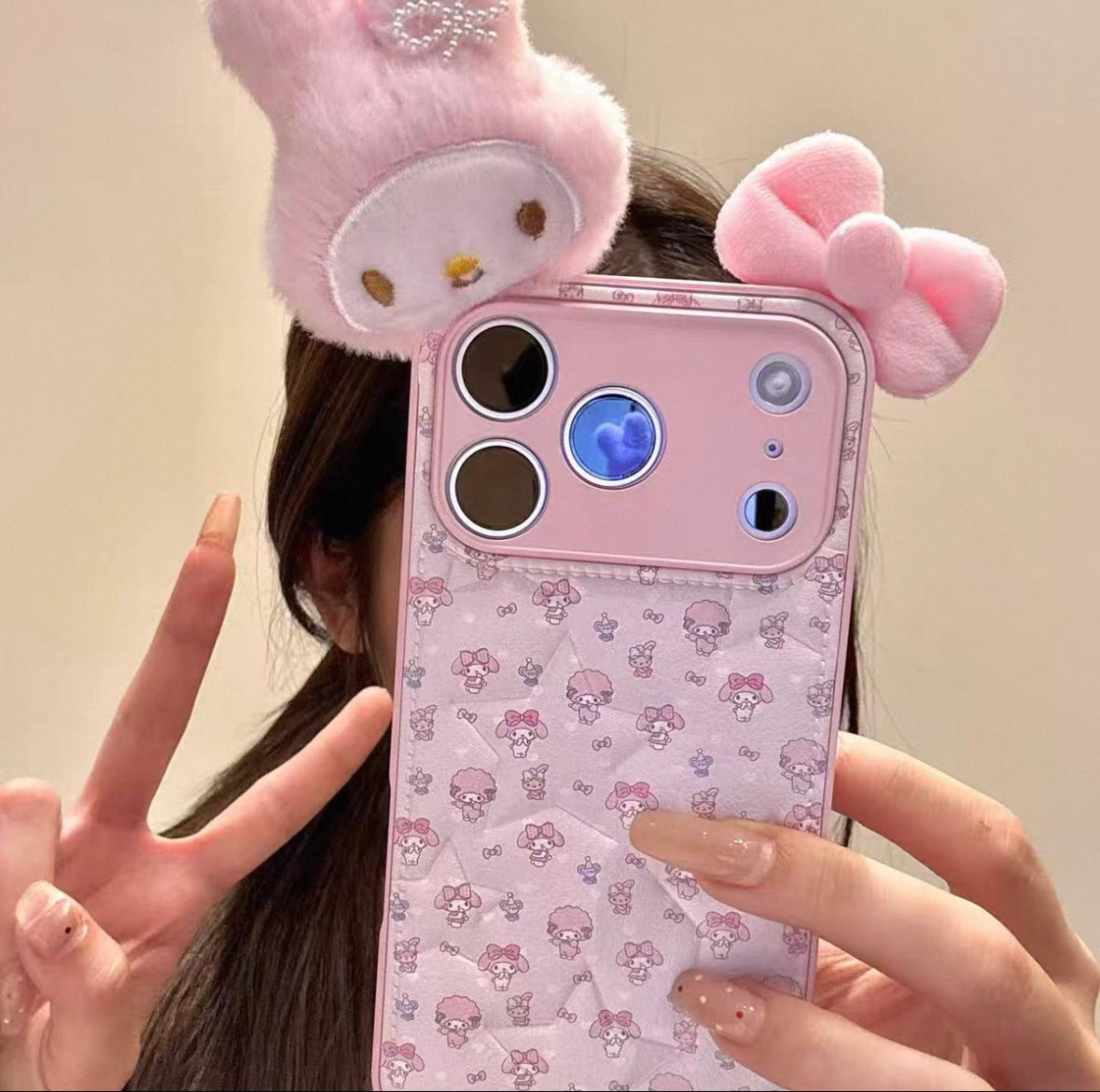 Sweet & Cute My Melody, Sheep, and Cat Phone Case