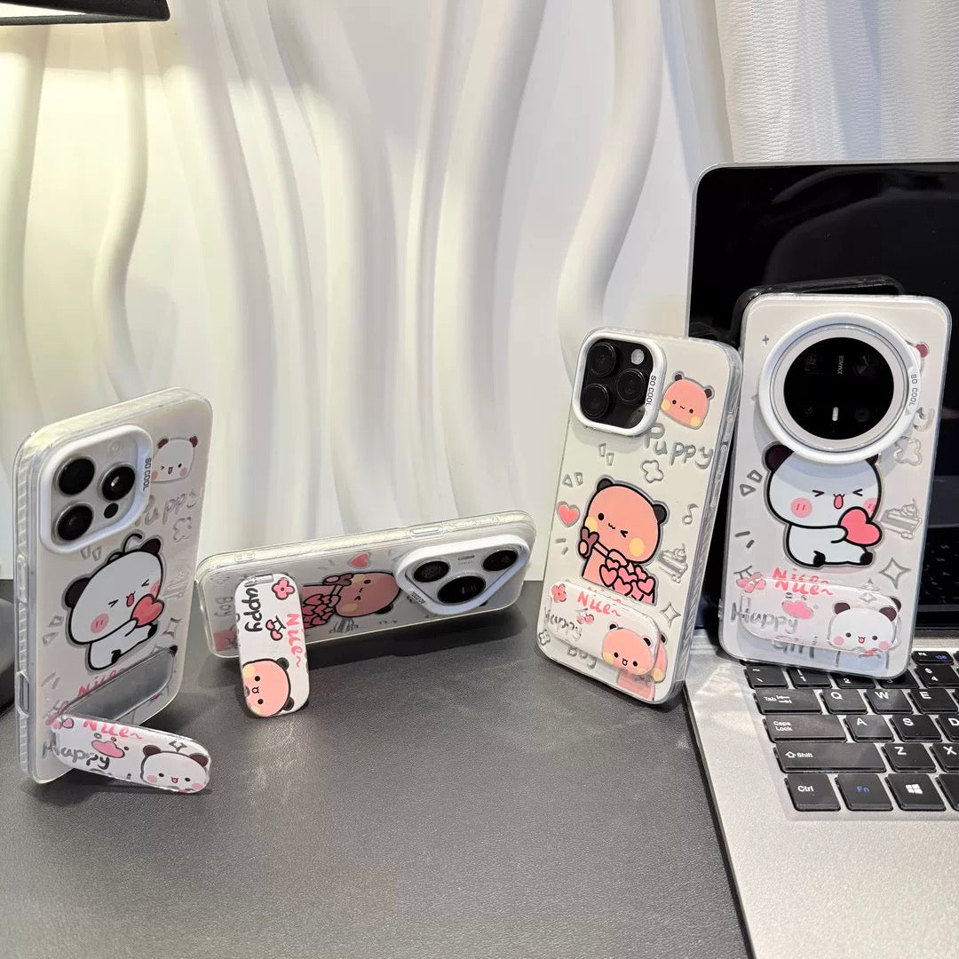 Yier Bubu Mirror Stand Phone Case