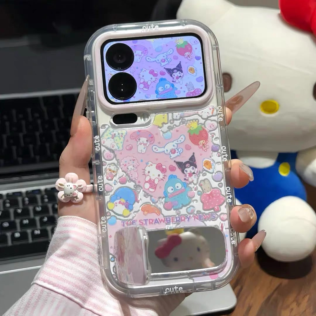 Sanrio Mirror Stand Phone Case