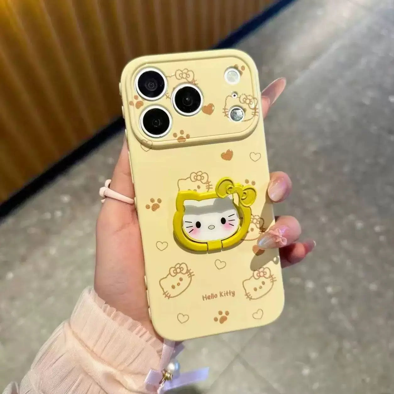 Rotating Kitty Stand Phone Case