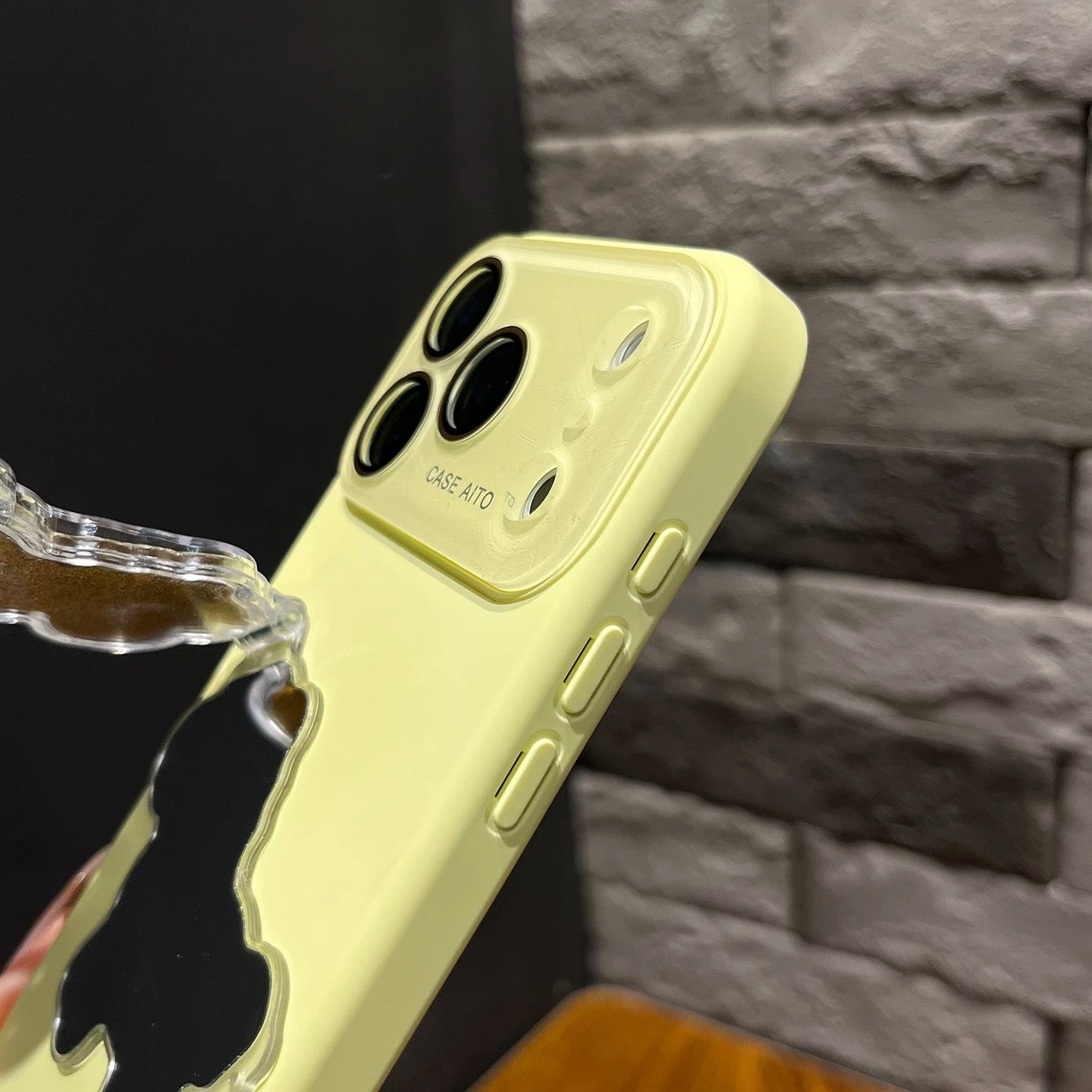 Get rich quick flip mirror phone case