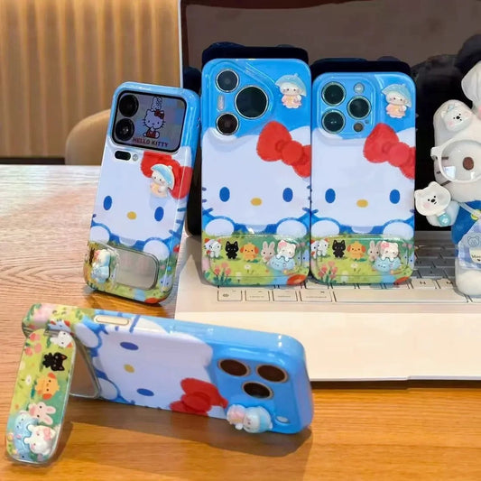 Hello Kitty Phone Case with Mirror and Stand