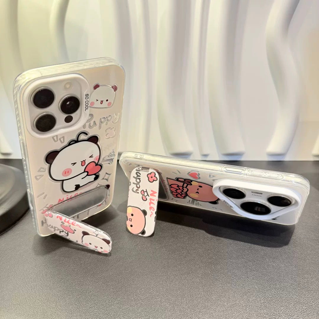 Yier Bubu Mirror Stand Phone Case