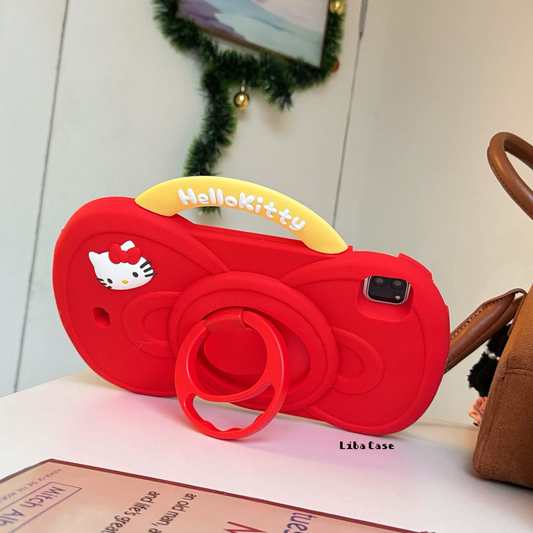 Cute red bow iPad case