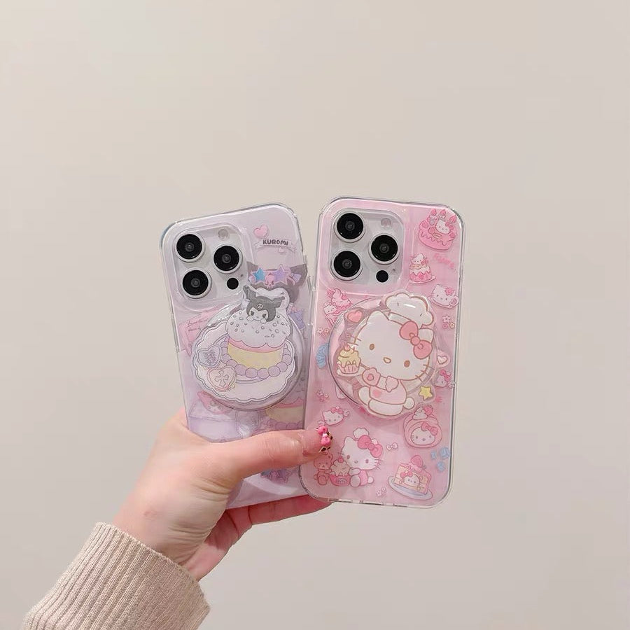 Hello Kitty & Kuromi Magnetic Phone Case