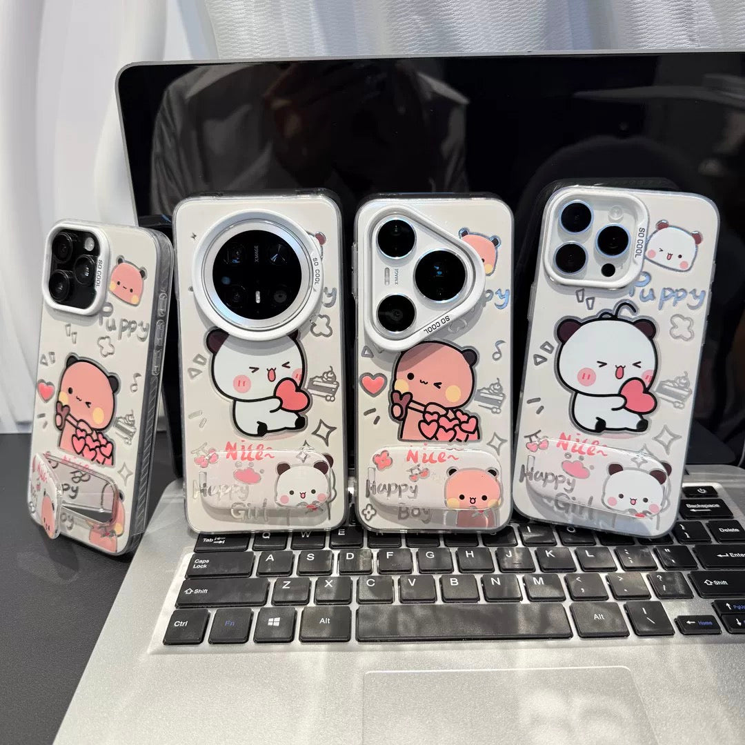 Yier Bubu Mirror Stand Phone Case