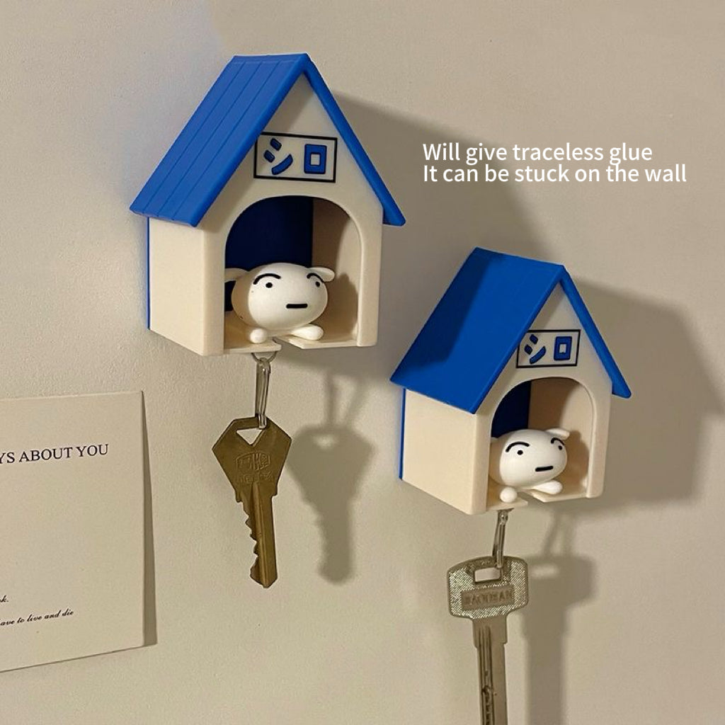 New Small White Keychain House Key Hanger Hook